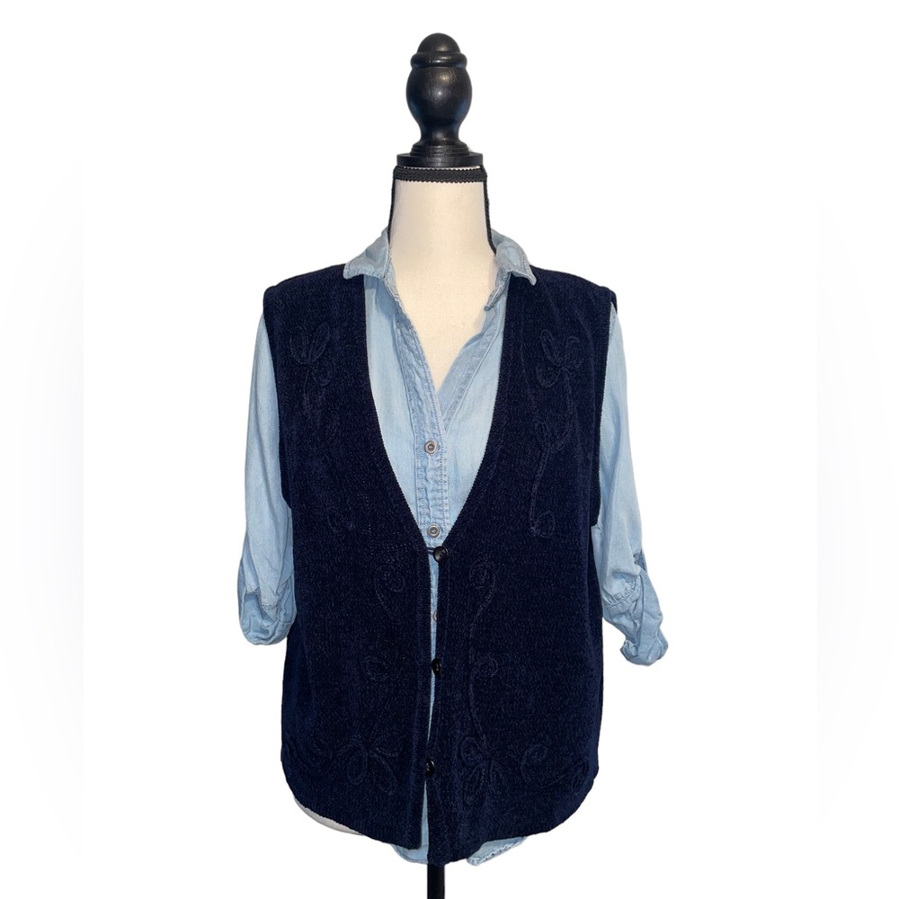 Nipon Studio Navy Sweater Vest